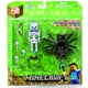 thumbnail image 2 of Figura de acción Minecraft Spider Jockey Pack Series 2, 2 of 3