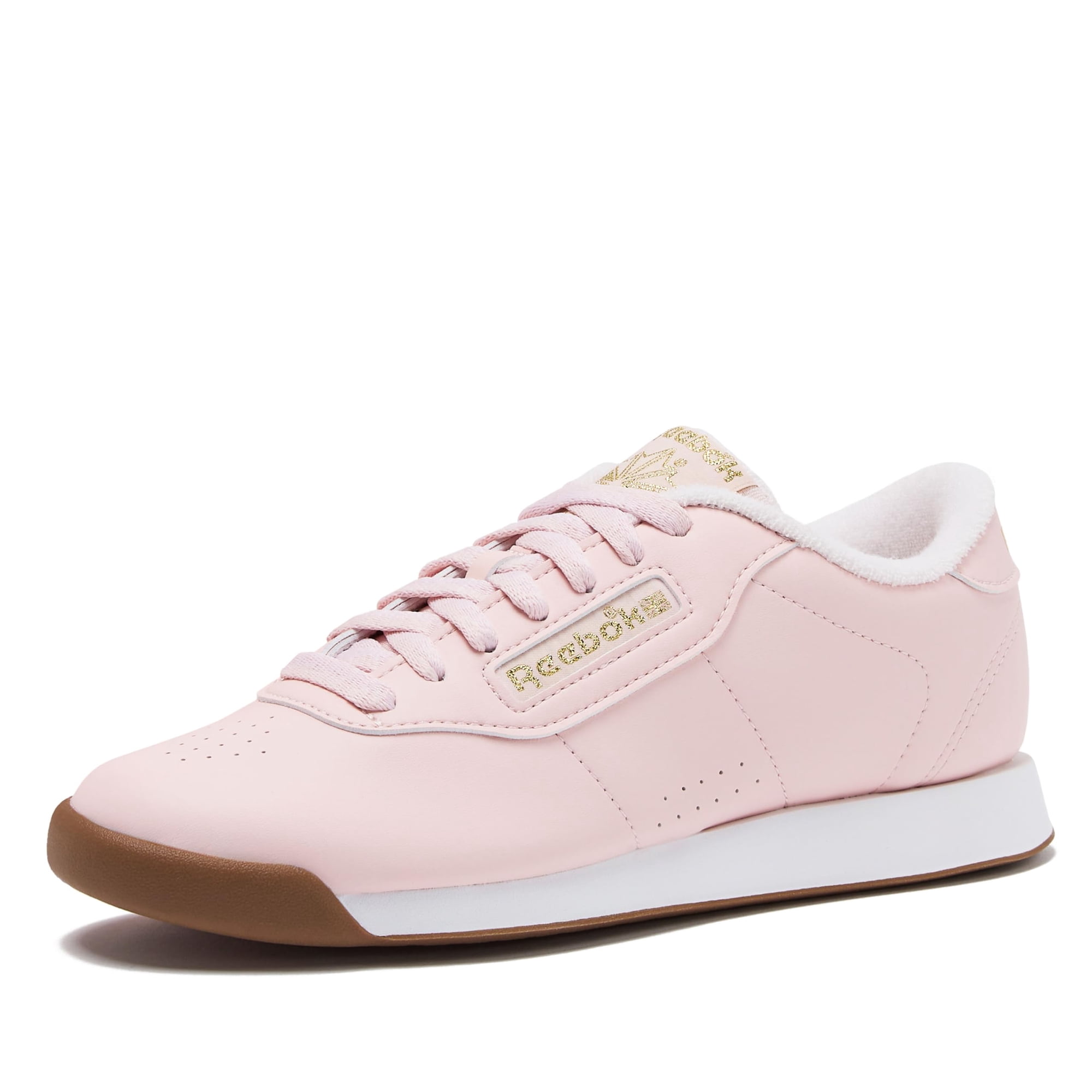 Zapatillas Reebok Princess Rosa, Blancas Y Doradas Para Mujer, Talla 8