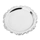 thumbnail image 3 of Plato redondo de fruta de metal plateado Plato de pastelería Bandeja de postre de té 25cm, 3 of 5