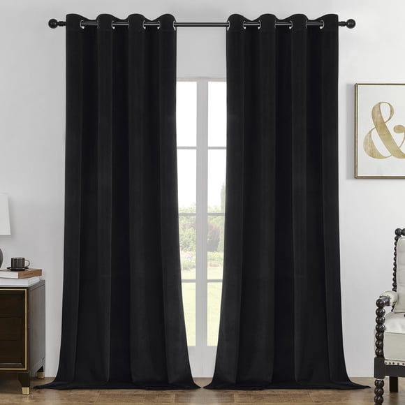 Cortinas Joydeco Blackout de Terciopelo 132x229 cm 2 Paneles