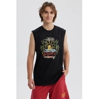 Fashionspark - Polera Hombre Print Posicional Negro - Vi