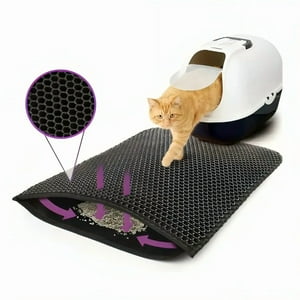 Genérico - Alfombra Para Atrapar Arena De Gatos Tapete Arenero Mascotas