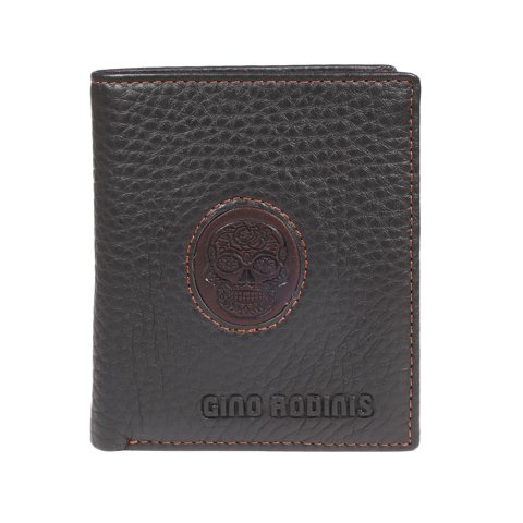 Gino Rodinis - Billetera De Hombre Étnica 930 | Calavera