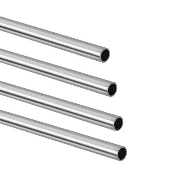 Tubo de acero inoxidable Tynulox 304 de 12,5 mm de diámetro exterior y 1 mm de grosor (4 unidades)