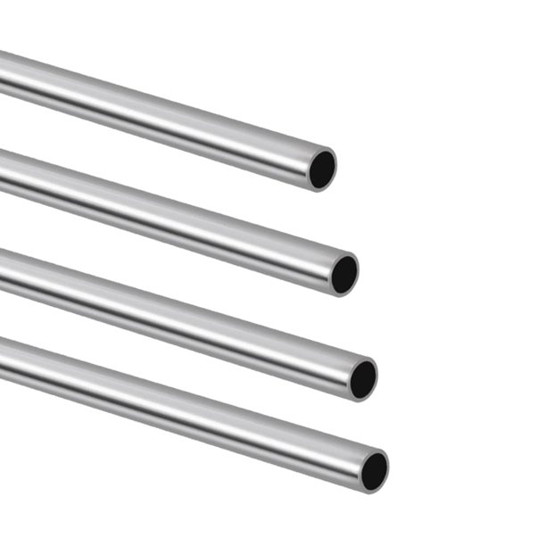 Tubo de acero inoxidable Tynulox 304 de 12,5 mm de diámetro exterior y 1 mm de grosor (4 unidades)