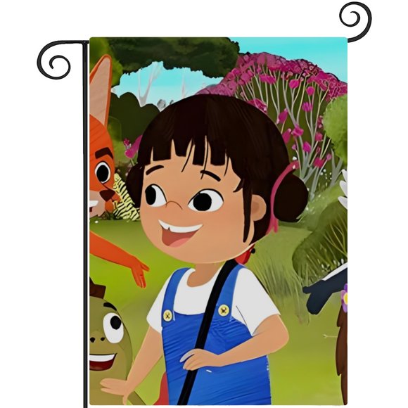 Yukee-bandera de jardín temática. Regalo perfecto para fans, amigos y familiares, ideal para actividades al aire libre y decoración de fiestas.28CM*45CM