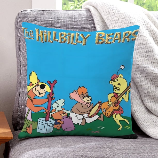 Los Osos Montañeses Fundas de almohada de terciopelo con tema, regalos de funda de almohada, decoración para el hogar, cojín de lanzar, regalo de cumpleaños para fans y parejas. 45cm x 45cm.