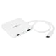 thumbnail image 1 of Hub USB C StarTech.com de 3 puertos USB-C a USB-A GbE RJ45 blanco, 1 of 5