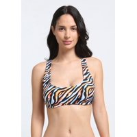 Samia - Bikini Básico Copa C Estampado Naranja 44