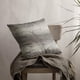 thumbnail image 4 of Cojín Plutus Brands Furever de piel sintética gris plateada, 4 of 7