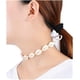 thumbnail image 4 of Collar gargantilla de cadena de terciopelo con colgante de concha de playa para mujer, 4 of 4