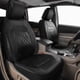 thumbnail image 3 of Fundas de asiento de coche HORSE KINGDOM, universales, de piel sintética, color negro, 3 of 9