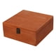 thumbnail image 1 of Caja De Almacenamiento De Madera Decoraciones Portátiles Para El Hogar Caja De Regalo Sin Terminar Caja De Baratija Marrón 23x23x10cm, 1 of 5