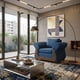 thumbnail image 1 of Sillón 1 cuerpo Tokio Azul, 1 of 5
