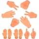 thumbnail image 1 of 12 marionetas de dedo para manos pequeñas, dedos diminutos, para mano izquierda y derecha, para juegos, fiestas e interacción con mascotas., 1 of 6