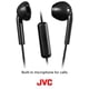 thumbnail image 4 of Auriculares JVC HAF17MB con micrófono y control remoto, color negro, 4 of 7