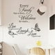 thumbnail image 2 of 2pcs Family Wall Stickers, Quotes Words Design Vinyl Decal, Words Wall Sticker Motivational Wall Decals, 2 of 2