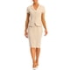 thumbnail image 1 of INSPIRE CHIC Traje de Negocios para Mujeres de 2 Piezas Conjunto de Atuendo para Maestras de Regreso a Clases Chaqueta Blazer de Manga Corta y Falda Lápiz M Albaricoque, 1 of 6