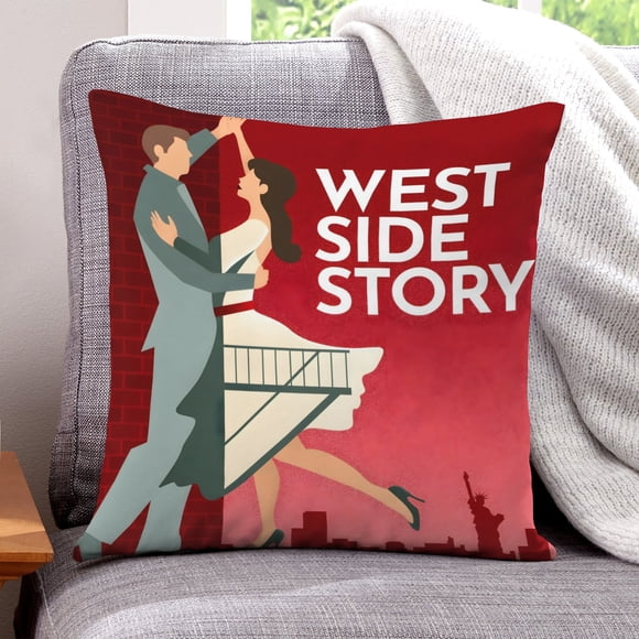 Funda de Cojín West Side Story Terciopelo 45x45 cm
