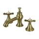 thumbnail image 1 of Grifo para baño Kingston Brass Essex latón antiguo de 8" con instalación separada, 1 of 7