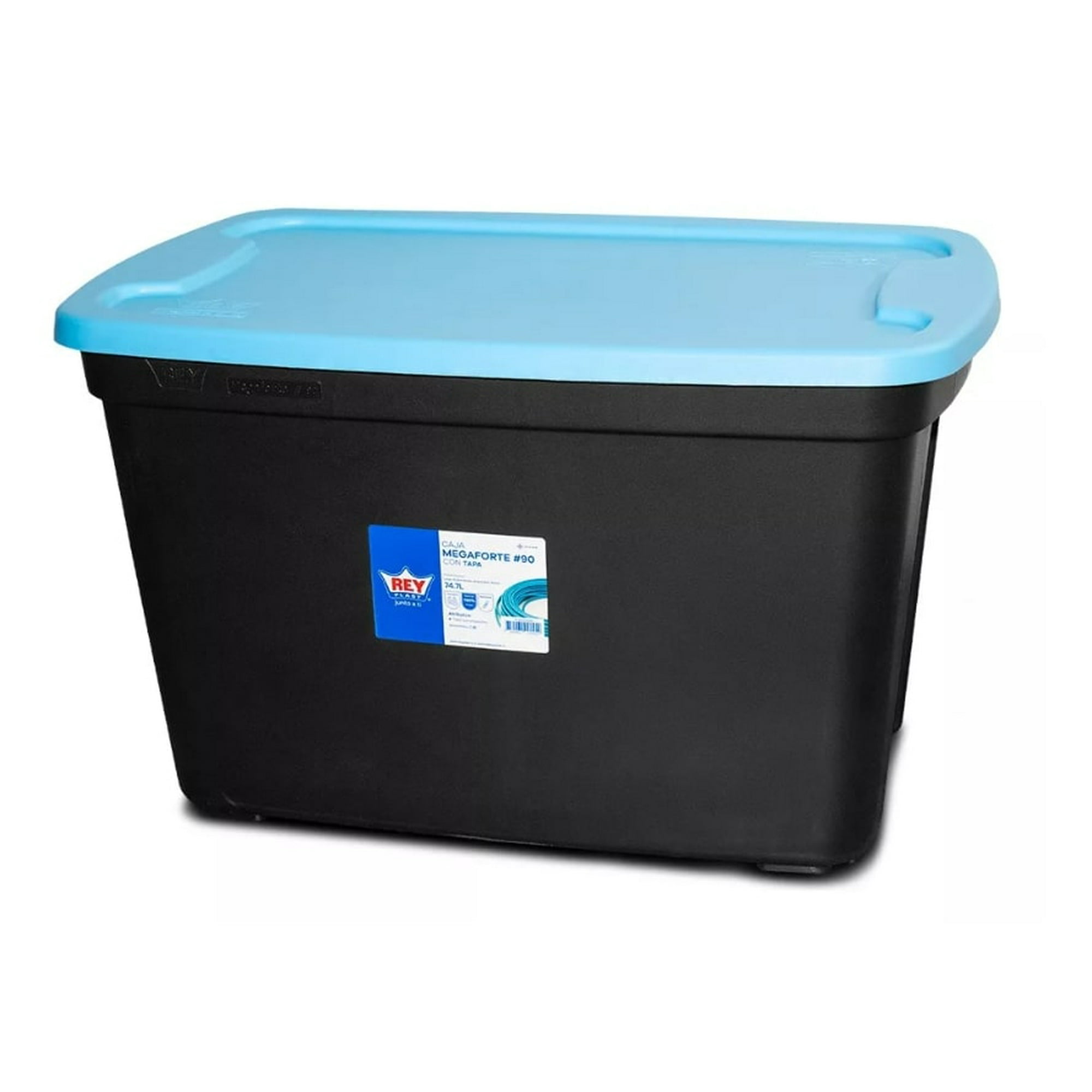 Reyplast - Caja Organizadora Megaforte 74.7l Cjx025000 Polipropileno Gris