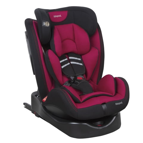 Bbqool - Silla De Auto Multigrupo Full-Stages Isofix Rojo