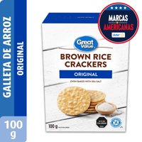 Galletas Saladas De Arroz 100 G Great Value