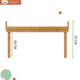 thumbnail image 3 of Mesa De Cama Plegable Madera Bambu Bandeja Desayuno Con Pata, 3 of 10