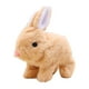 thumbnail image 1 of Juguete De Conejo Interactivo Muñeco De Conejito De Peluche Para Fiesta Favores Festival Marrón, 1 of 5