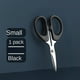 thumbnail image 1 of Premium Black Edge Portable Scissors - Perfect for Office, Crafting, and Kids' Projects!, 1 of 4