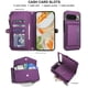 thumbnail image 4 of Para Google Pixel 9 Pro XL con Bloqueo RFID Multifuncional 2 en 1 Funda de Billetera de Cuero PU Suave con Tapa Magnética Ranuras para Múltiples Tarjetas Bolsillo con Cierre con Correa de Hombro y, 4 of 9
