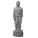 thumbnail image 4 of Decoración de estatua de Buda pequeña, regalo, meditación, artesanías, de pie para la decoración del patio del porche del jardín del hogar, 4 of 5