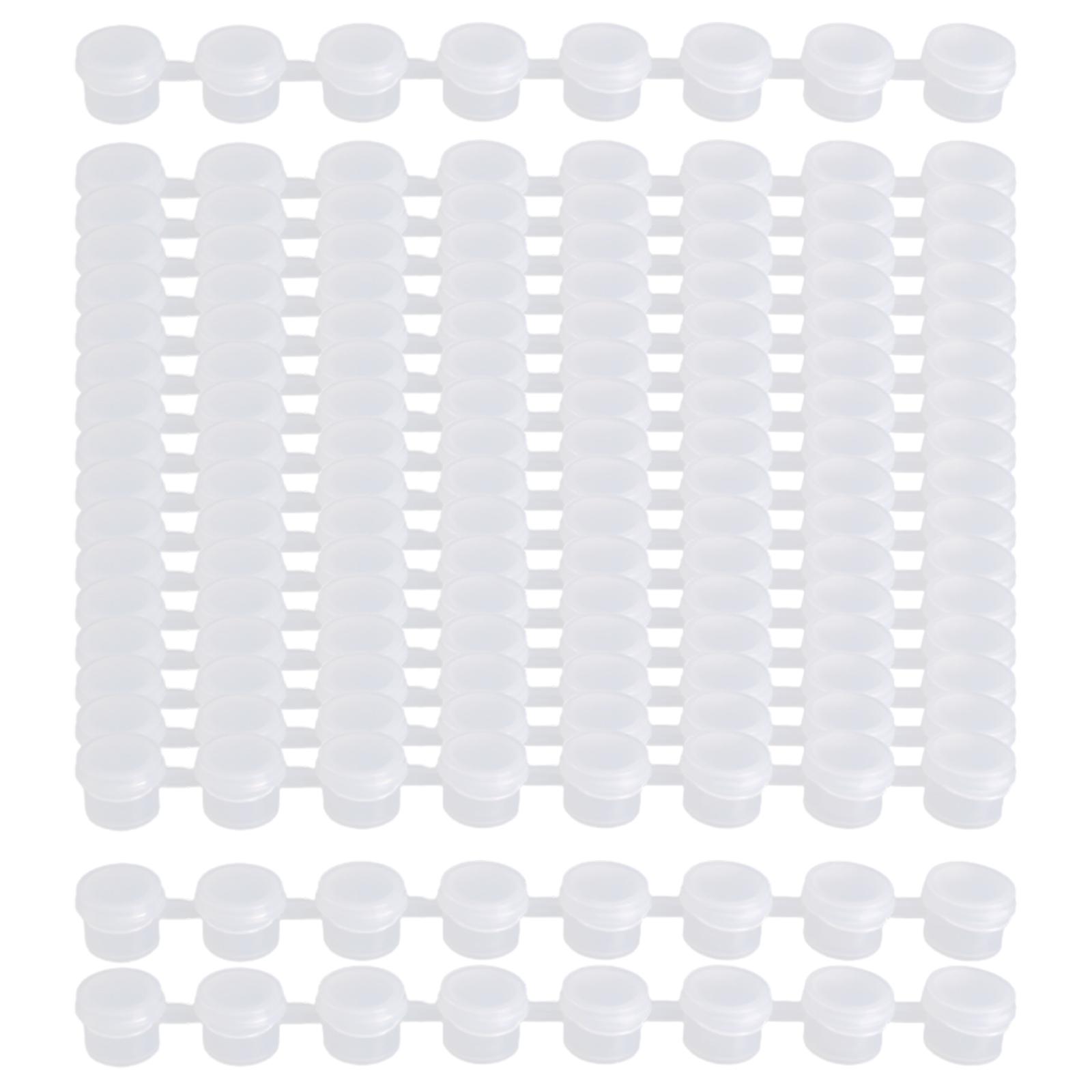 Magideal - Tiras De Botes De Pintura Vacías Para Niños, Contenedores De Pintura Vacíos Para Almacenamiento, Regalos, Tiras De Pintura Vacías Para Cumpleaños, , 3Ml 23Cm