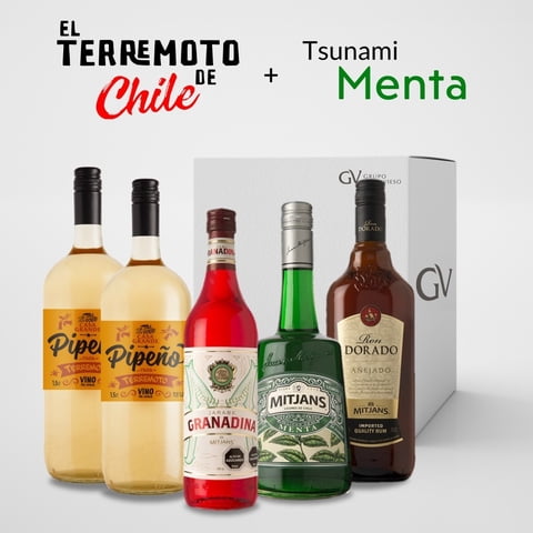 Casa Grande, Mitjans - Terremoto Tsunami 2Pipeño+Granadina+Menta+Ron.D0,7