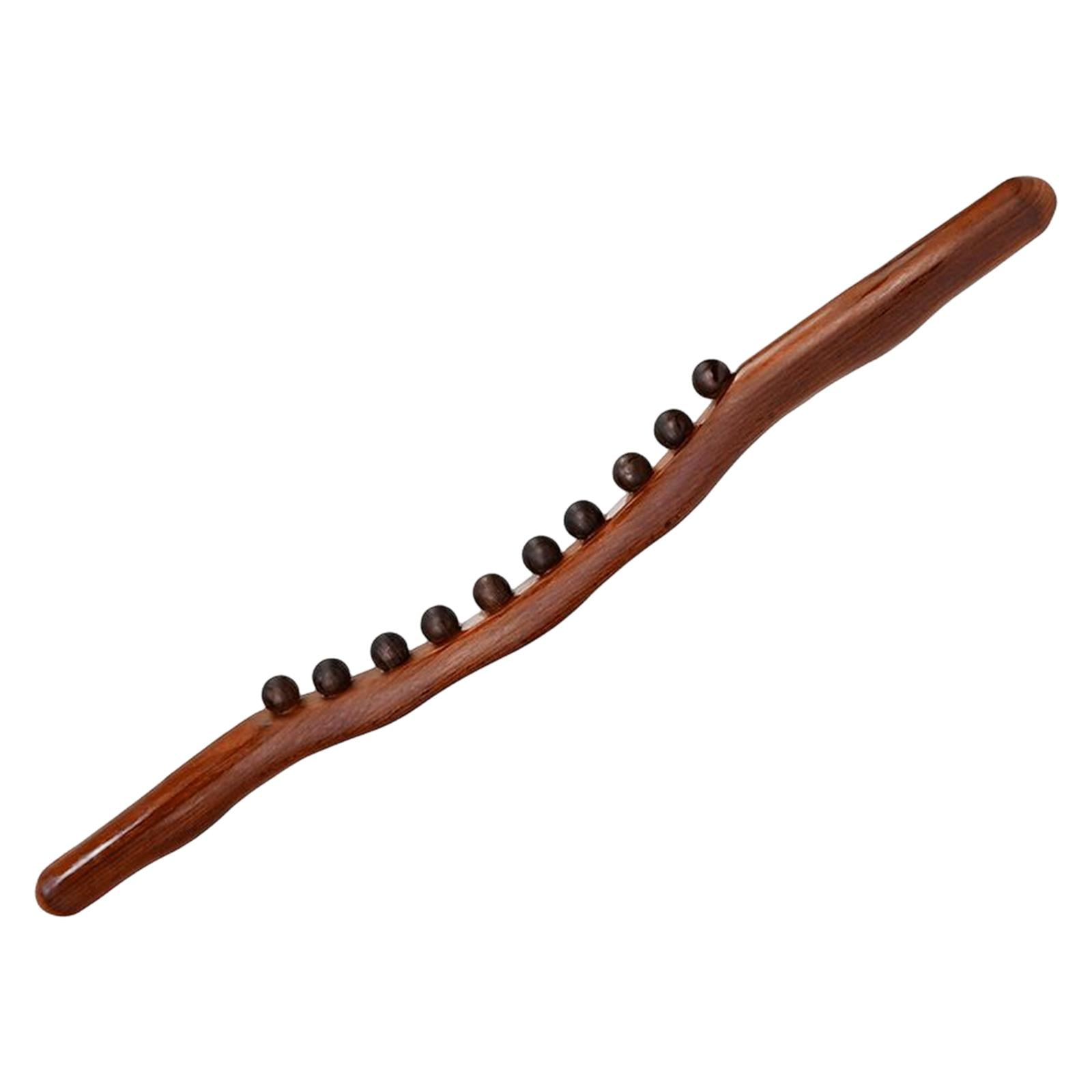 Ioensy - Herramienta De Raspado De Palo Masajeador De Madera Manual De Mano Para Hombro Trasero