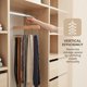 thumbnail image 2 of REGALWOVEN 2 Paquete de Perchas, Percha de Madera para Camisetas sin Mangas con 8 Ganchos para Organizador de Armario, Almacenamiento que Ahorra Espacio para Sujetadores y Camisetas sin Mangas Natural, 2 of 6