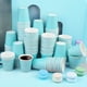 thumbnail image 3 of Vasos de Papel Prgery Desechables Azules de 3 oz Paquete de 100, 3 of 8