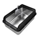 thumbnail image 3 of Caja De Arena Para Gatos, Bandeja De Arena Resistente Antisalpicaduras Para Gatitos, Gatos, Color Negro, 3 of 5