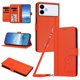 thumbnail image 1 of Funda Cartera Trébol para Samsung Galaxy S26 Edge con Ranuras Tarjetas y Carga Inalámbrica Naranja, 1 of 6