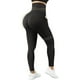 thumbnail image 4 of Saronite Leggings de Yoga Basic Body Shaper de Cintura Alta y Longitud Completa, Negros (para Mujer), 4 of 5