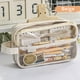 thumbnail image 1 of Ita Bag Pencil Case Handheld Double Layer Clear Pencil Pouch Storage Pouch For Stationery School,Office,Organizer Cosmetics, 1 of 3