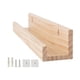 thumbnail image 3 of Estante De Pared De Almacenamiento Soporte De Madera Soporte De Estante Colgante Estante De Estantería Exhibición De Vinilo, 3 of 5