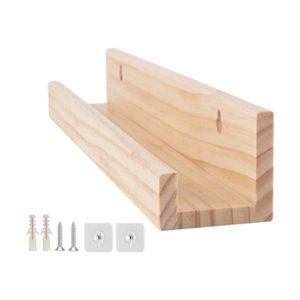Magideal - Estante Colgante De Madera Para Exhibición De Álbumes De Vinilo De 12 Pulgadas, Ideal Para Decoración Del Hogar, Organizador De Discos De Vinilo, Esta
