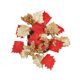 thumbnail image 1 of Anillos Para Velas Navideñas, Coronas, Hojas De Arce, Anillos Para Velas Para Porche, Estilo Granja, Color Rojo, 1 of 5