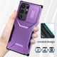 thumbnail image 5 of Funda Resistente para Samsung Galaxy S24 Ultra con Tapa Deslizante y Protección Militar Morado, 5 of 6