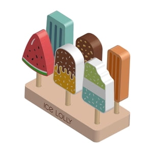 Bothyi - Juego De Juguetes De Helado, Juguete Educativo, Juguete De Simulación Para Niños De 2 A 4 Años, Regalos Para Niñas Y Niños