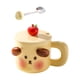 thumbnail image 3 of Taza De Té Novedad Bebida Hotel Hogar Con Cuchara Dormitorio Jugo Taza De Café De Cerámica Perro Amarillo, 3 of 5