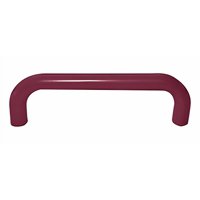 Tirador Plástico Brasil 96Mm Con Tornillos Guinda 80 Un Dvp