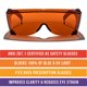thumbnail image 3 of Gafas de Seguridad BluBlocker StarShield 2355K, 3 of 9