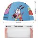 thumbnail image 2 of Coraje, el perro cobarde Gorro de Natación de Licra, Gorro de Baño de Tela Cómoda, Gorro Elástico Antideslizante para Hombres, Mujeres y Niños, 2 of 6
